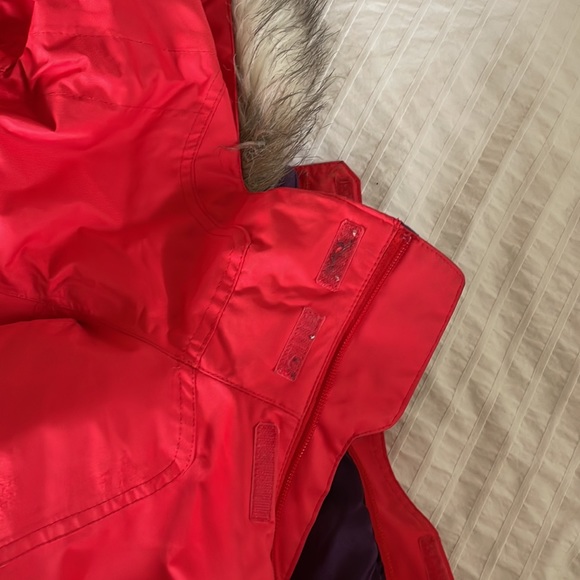 Hot Pink Burton Ski Coat with Faux Fur Hood - Picture 8 of 9